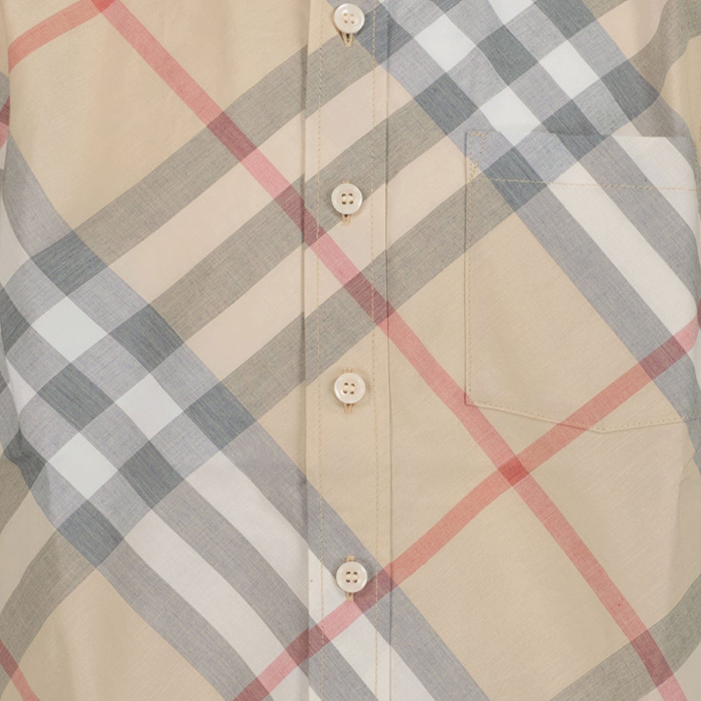 Burberry Owen Kinder Jongens Blouse In Beige