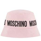 Moschino Kinder Meisjes Hoed Licht Roze