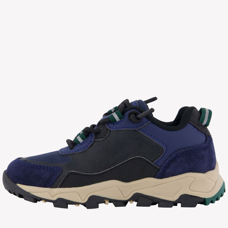 Hugo Jongens Sneakers Donker Blauw