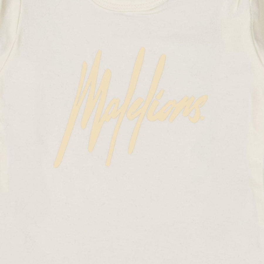 Malelions Baby Unisex Rompertje Off White