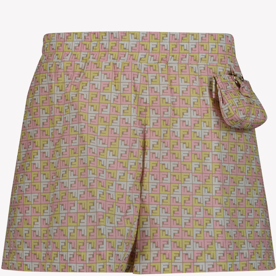 Fendi Girls Short Light Pink