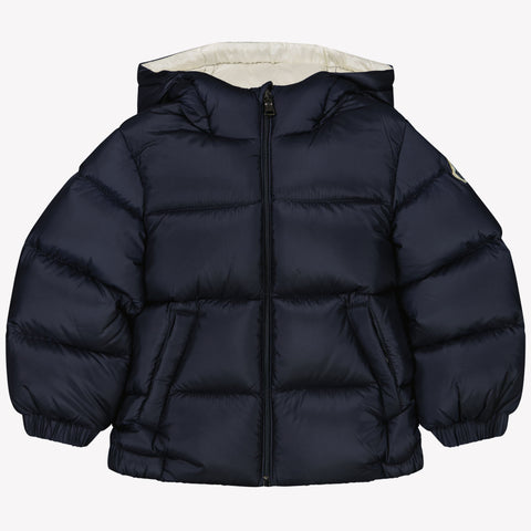 Moncler New Macaire Baby Jongens Jas In Navy