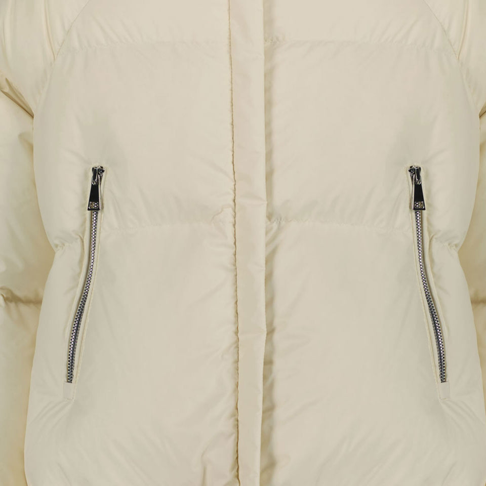 Moncler Ronda Meisjes Winterjas Off White