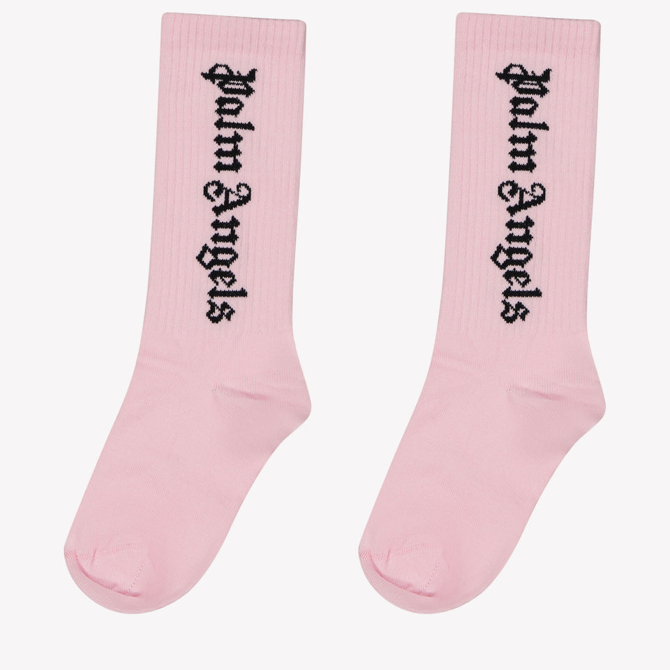 Palm Angels Kinder Unisex Sokken In Roze