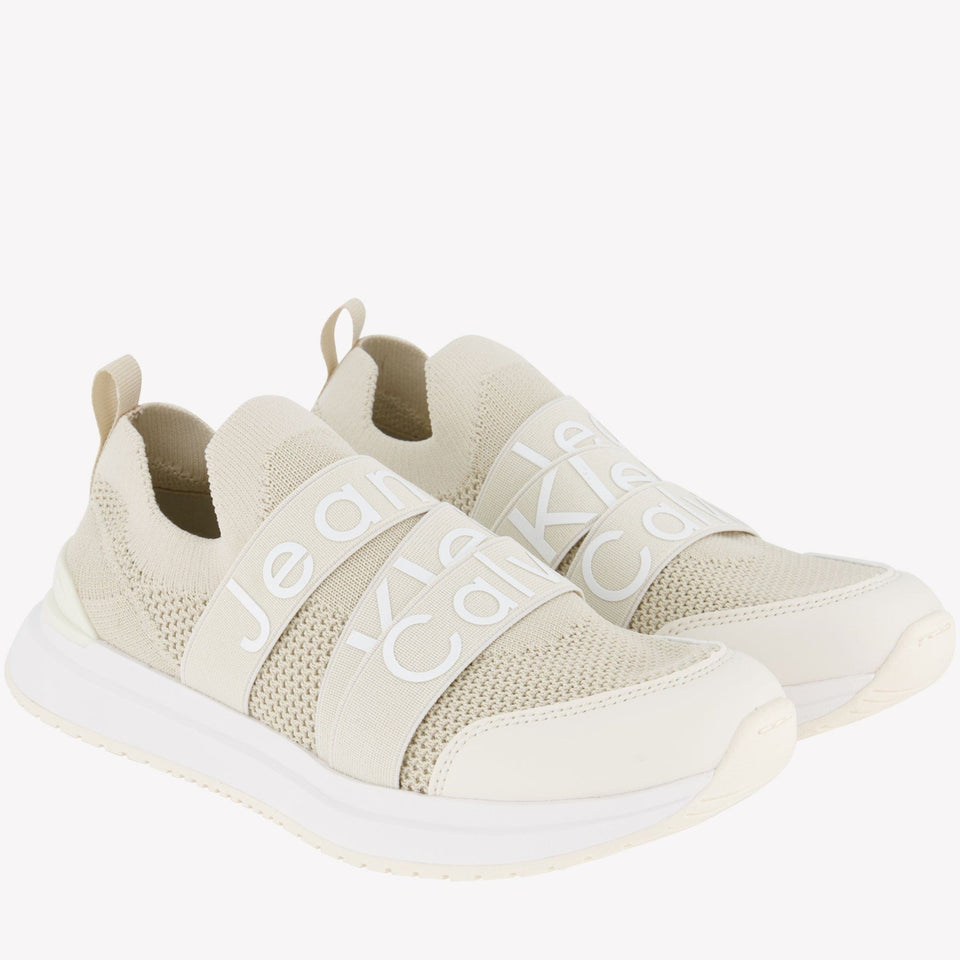 Calvin Klein Kinder Unisex Sneakers Beige