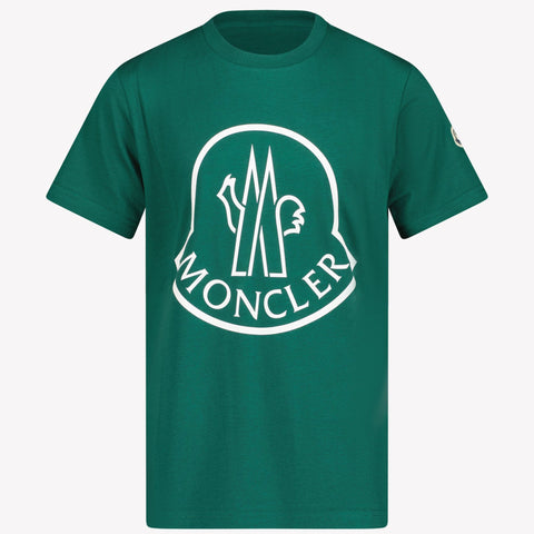 Moncler Jongens T-shirt Groen 4Y