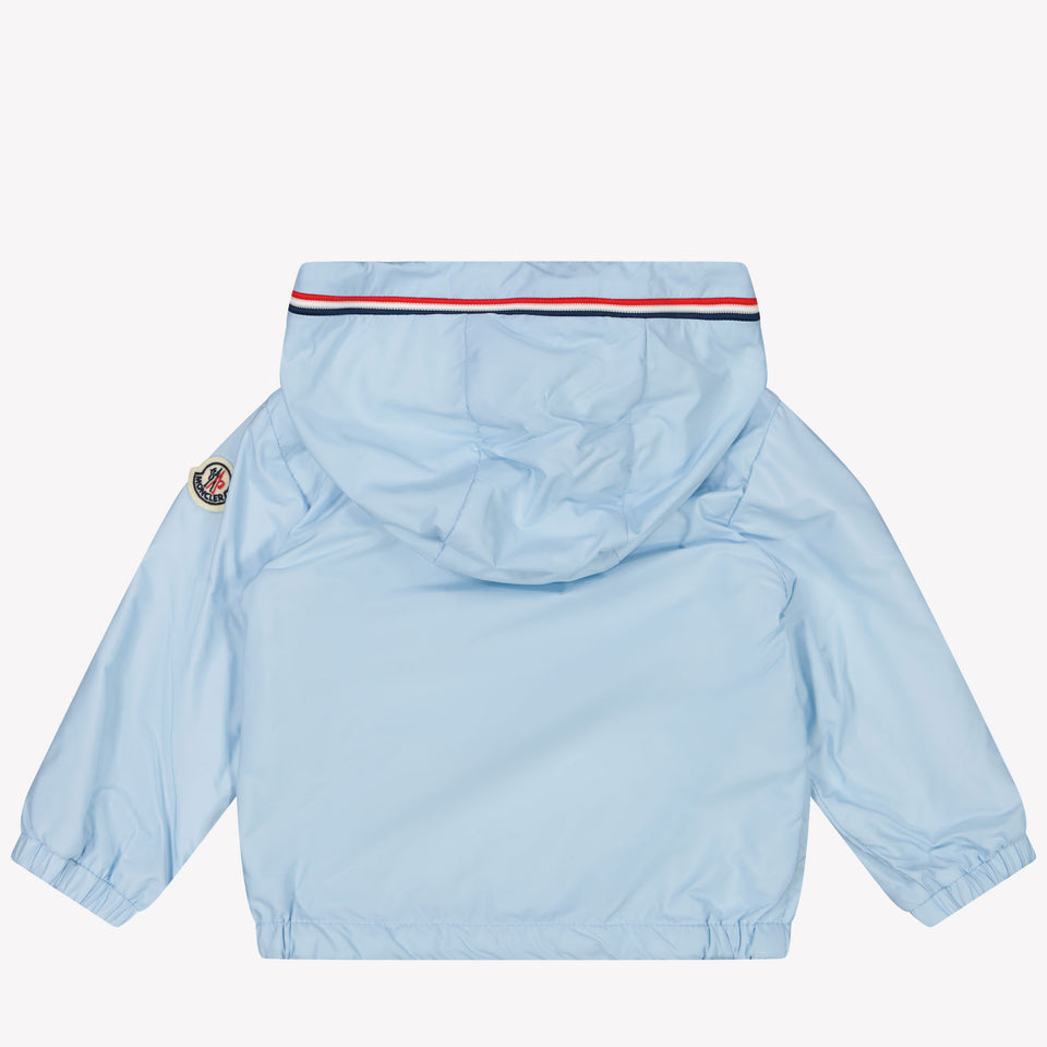 Moncler Granduc Baby Jongens Zomerjas In Licht Blauw