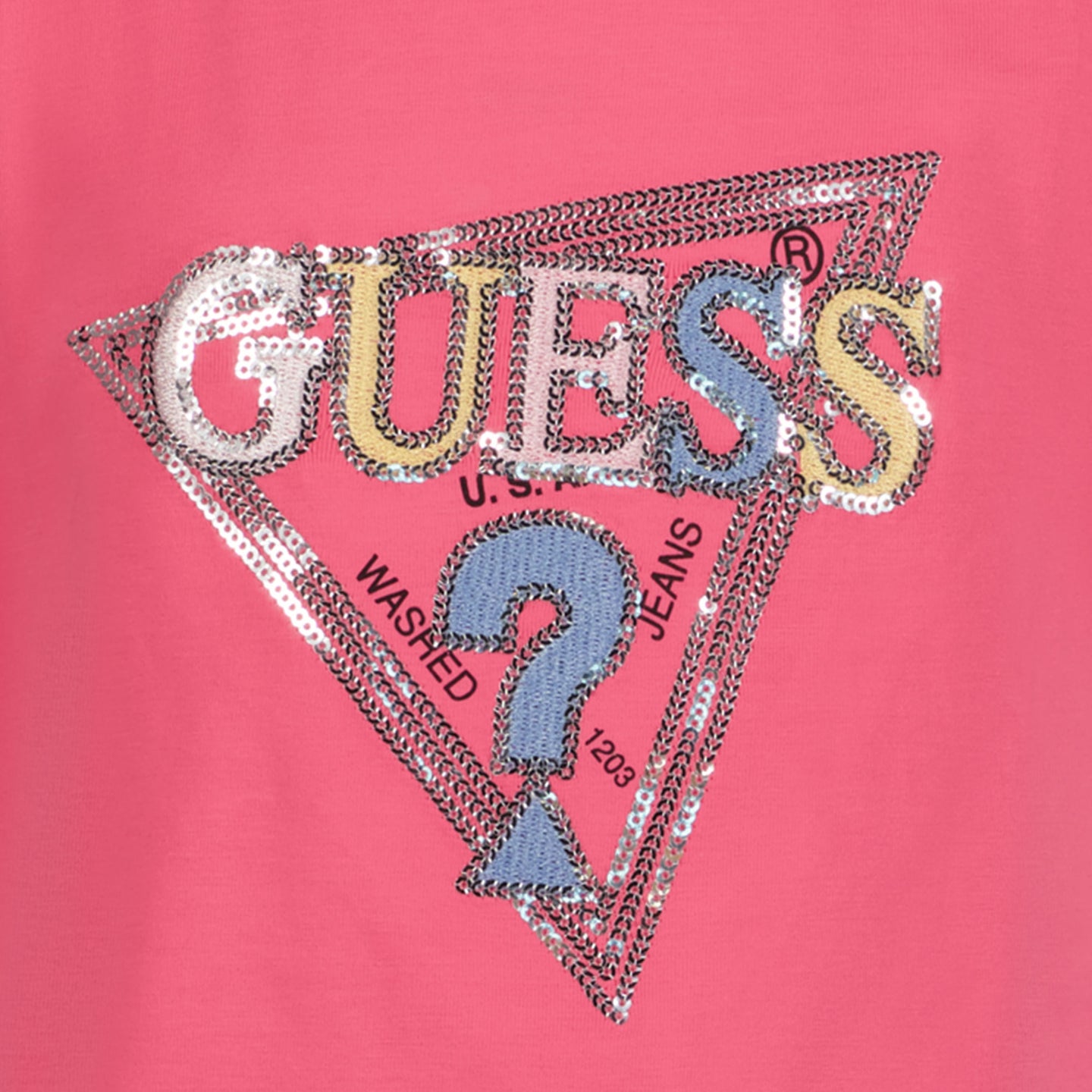 Guess Meisjes T-shirt Fuchsia