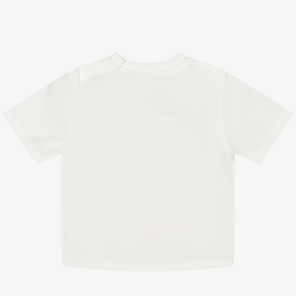 Burberry Baby Unisex T-Shirt In Wit