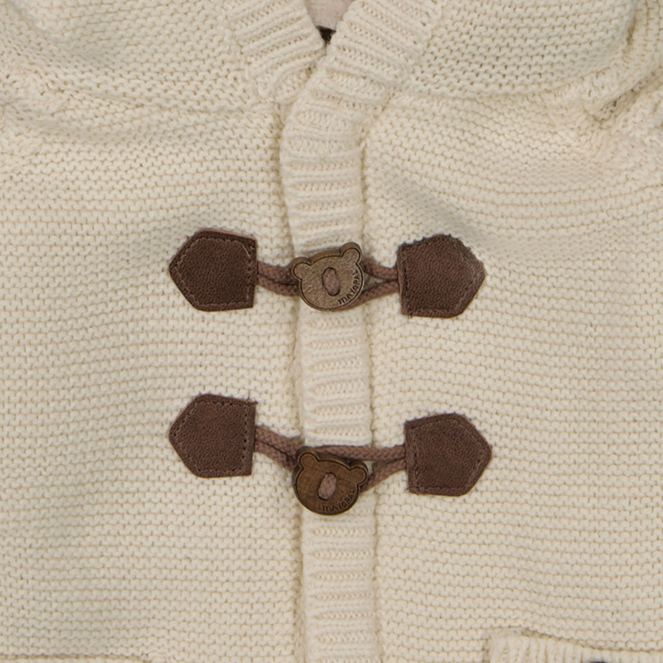 Mayoral Baby Jongens Vest Off White