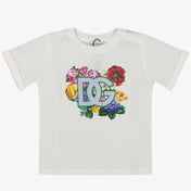 Dolce & Gabbana Baby Meisjes T-Shirt In Wit