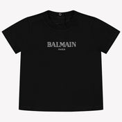 Balmain Baby Jongens T-Shirt Zwart