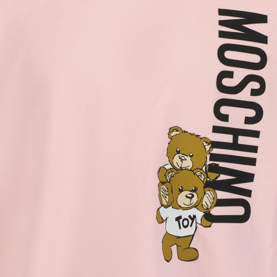 Moschino Unisex Trui Licht Roze