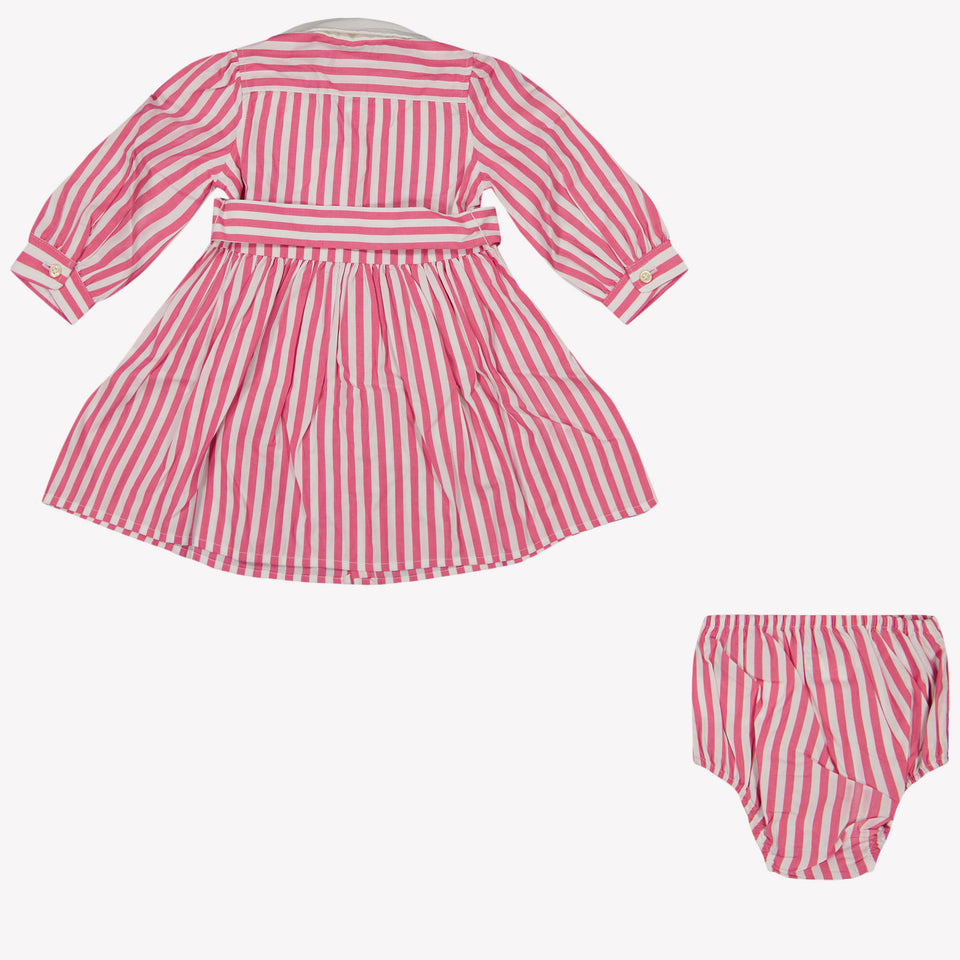 Ralph Lauren Baby Meisjes Jurk In Fuchsia