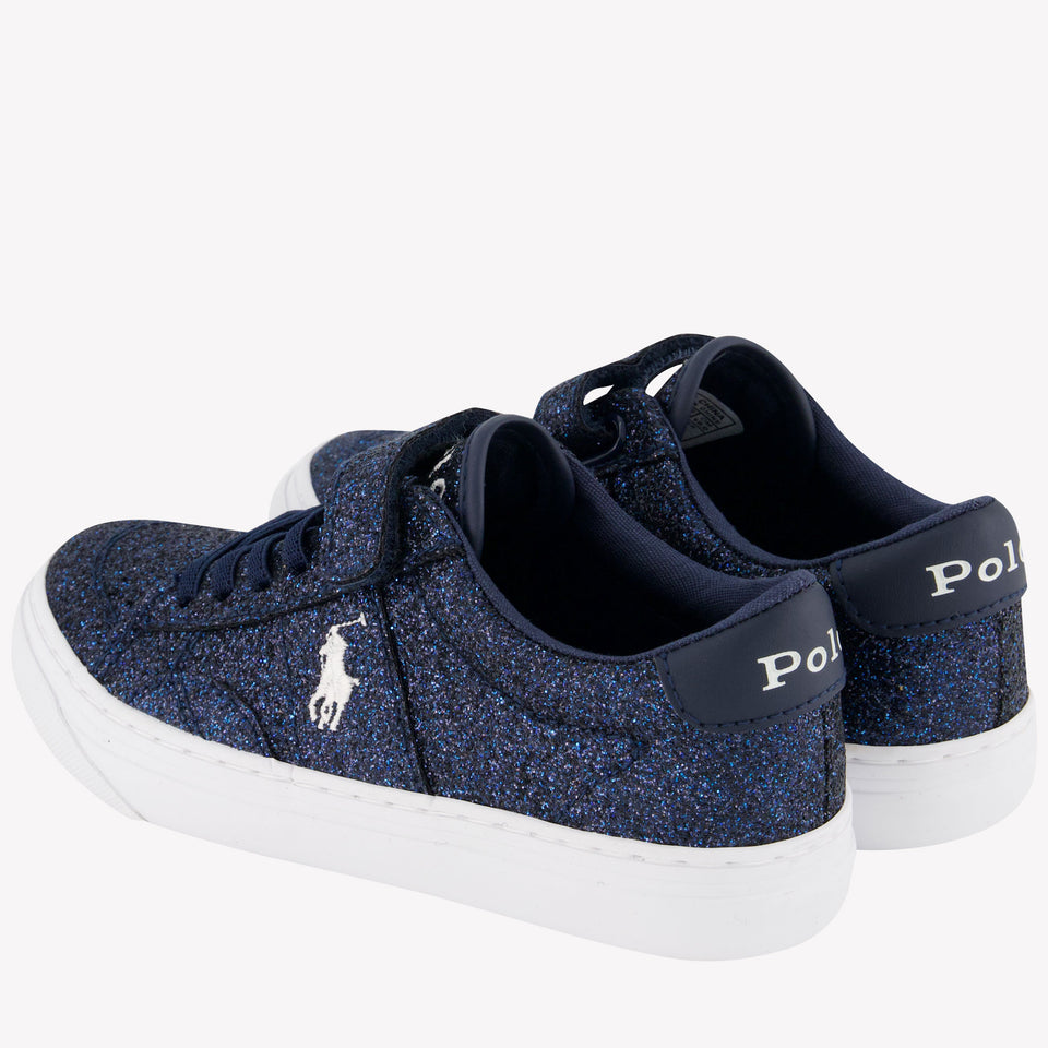 Ralph Lauren Ryley Ps Meisjes Sneakers Navy