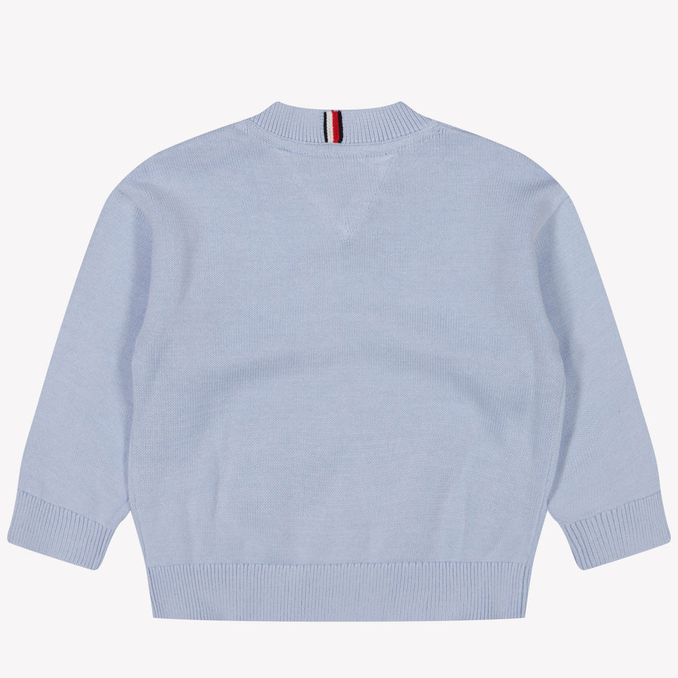 Tommy Hilfiger Baby Jongens Trui Licht Blauw