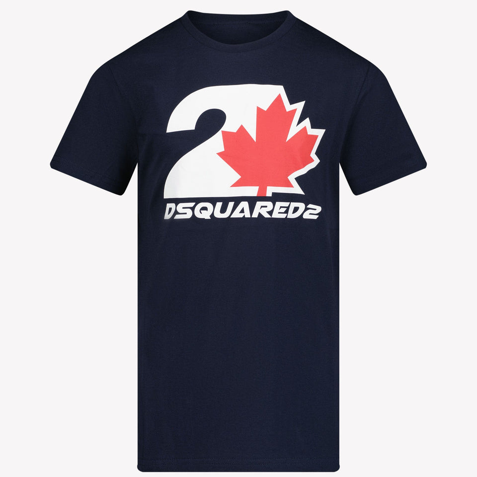 Dsquared2 Jongens T-shirt Navy 4Y