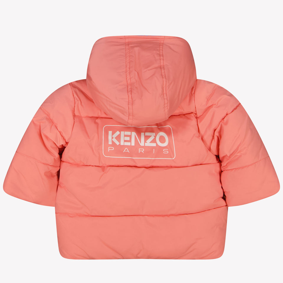 Kenzo Kids Baby Meisjes Winterjas Lila