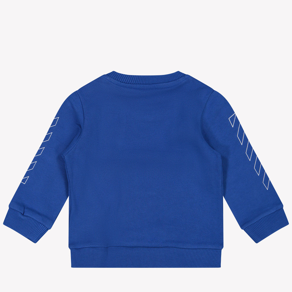 Off-White Baby Jongens Trui In Blauw