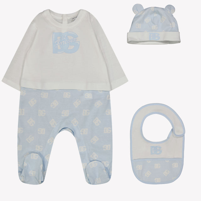 Dolce & Gabbana Baby Jongens Boxpakje Licht Blauw