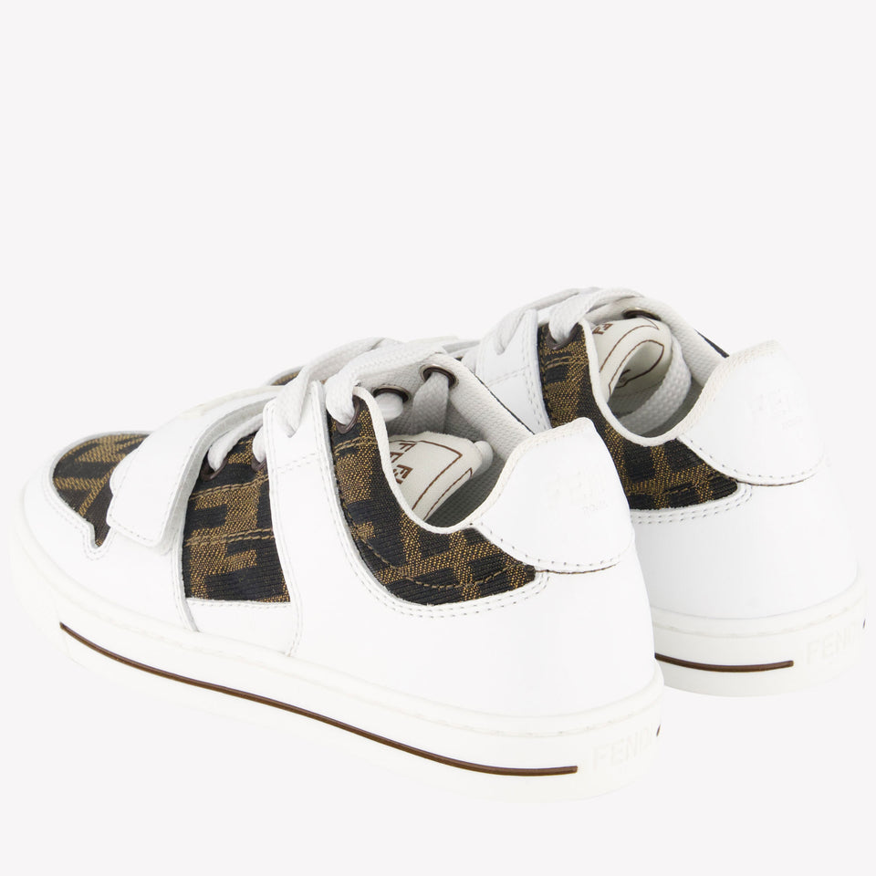 Fendi Unisex Sneakers In Wit