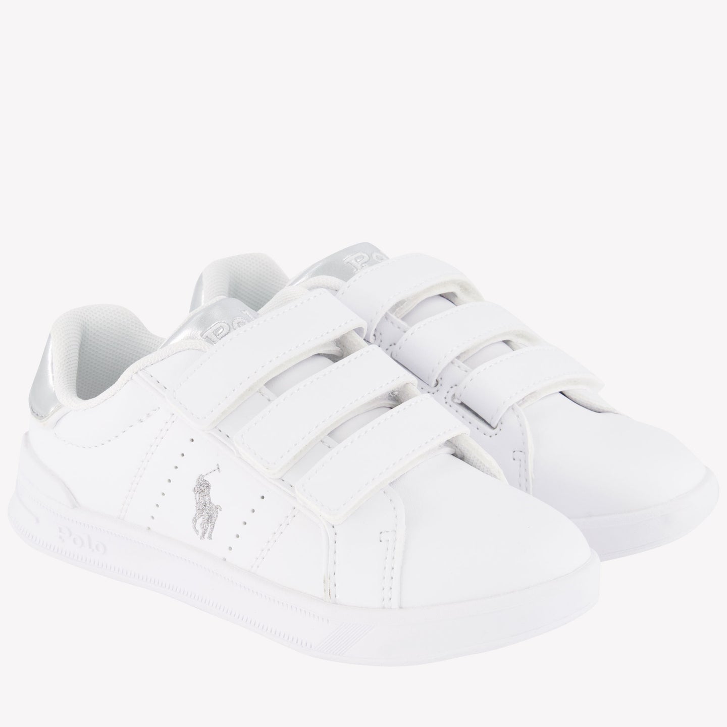 Ralph Lauren Heritage Court Meisjes Sneakers Wit