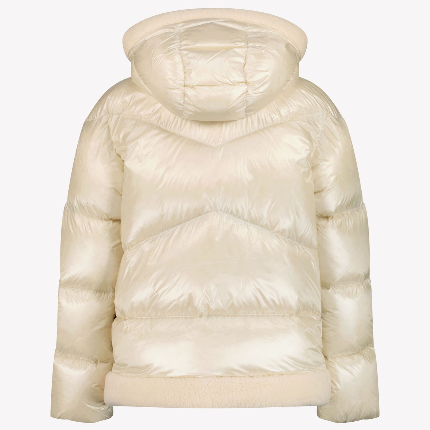 Woolrich Curly Gloss Meisjes Winterjas Off White