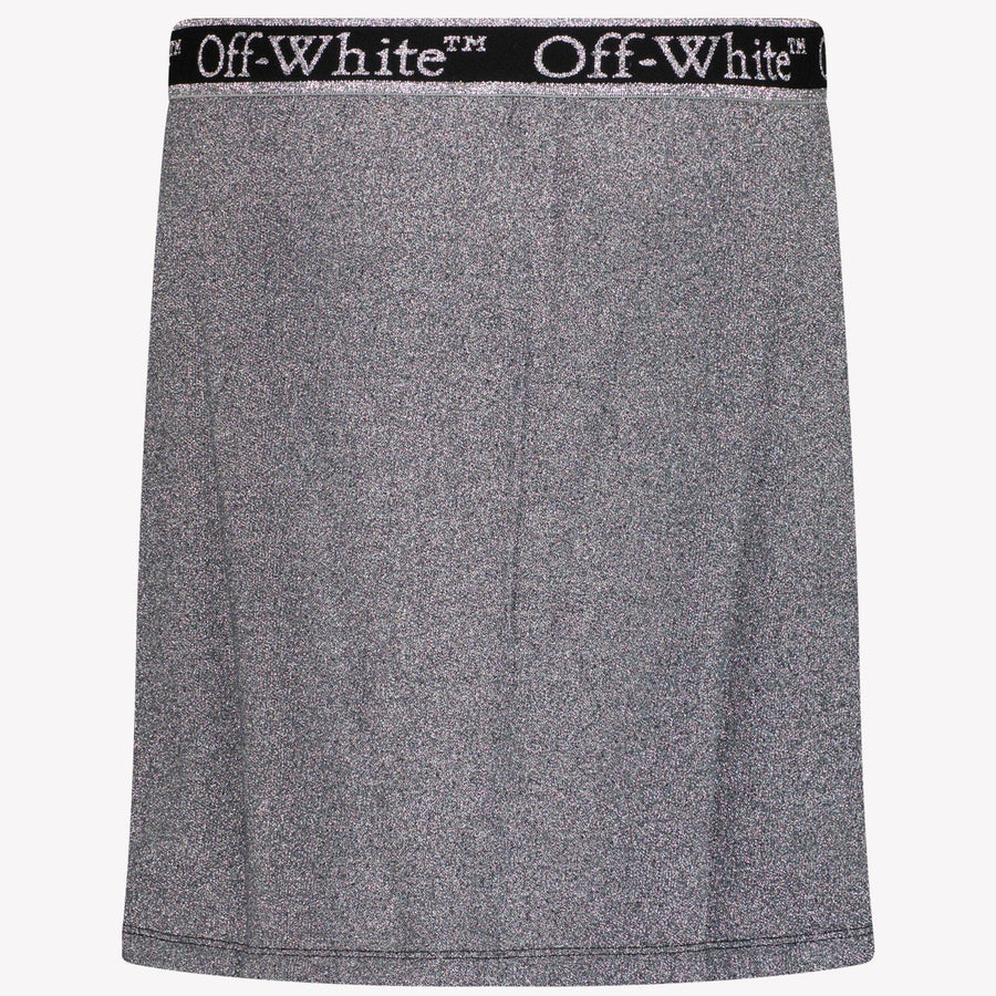 Off-White Meisjes Rokje Zilver