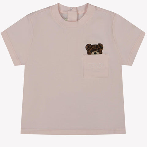 Fendi Baby Meisjes T-Shirt Licht Roze