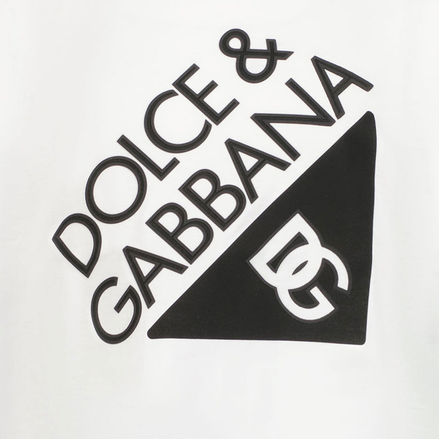 Dolce & Gabbana Kinder Jongens T-Shirt In Wit