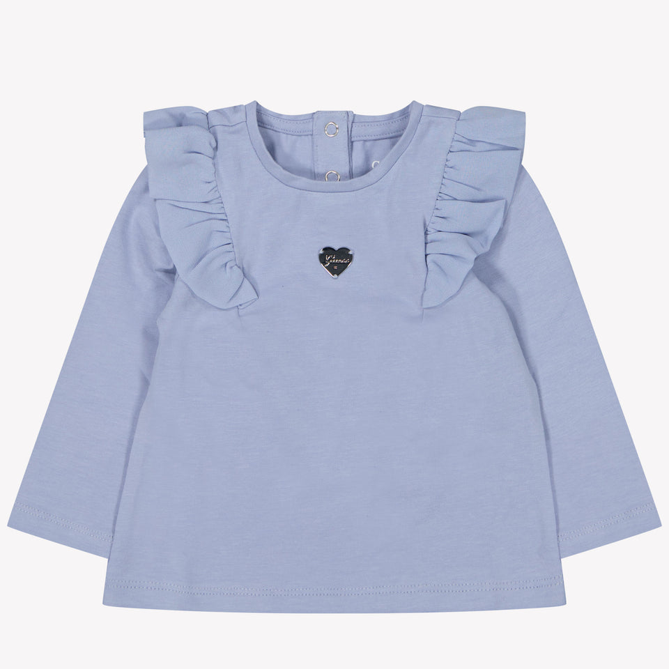 Guess Baby Meisjes T-Shirt Licht Blauw