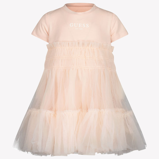 Guess Kinder Meisjes Jurk In Licht Roze