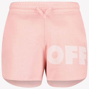Off-White Kinder Meisjes Shorts In Licht Roze