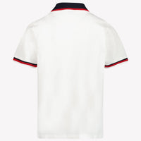 Moncler Kinder Jongens Polo In Wit