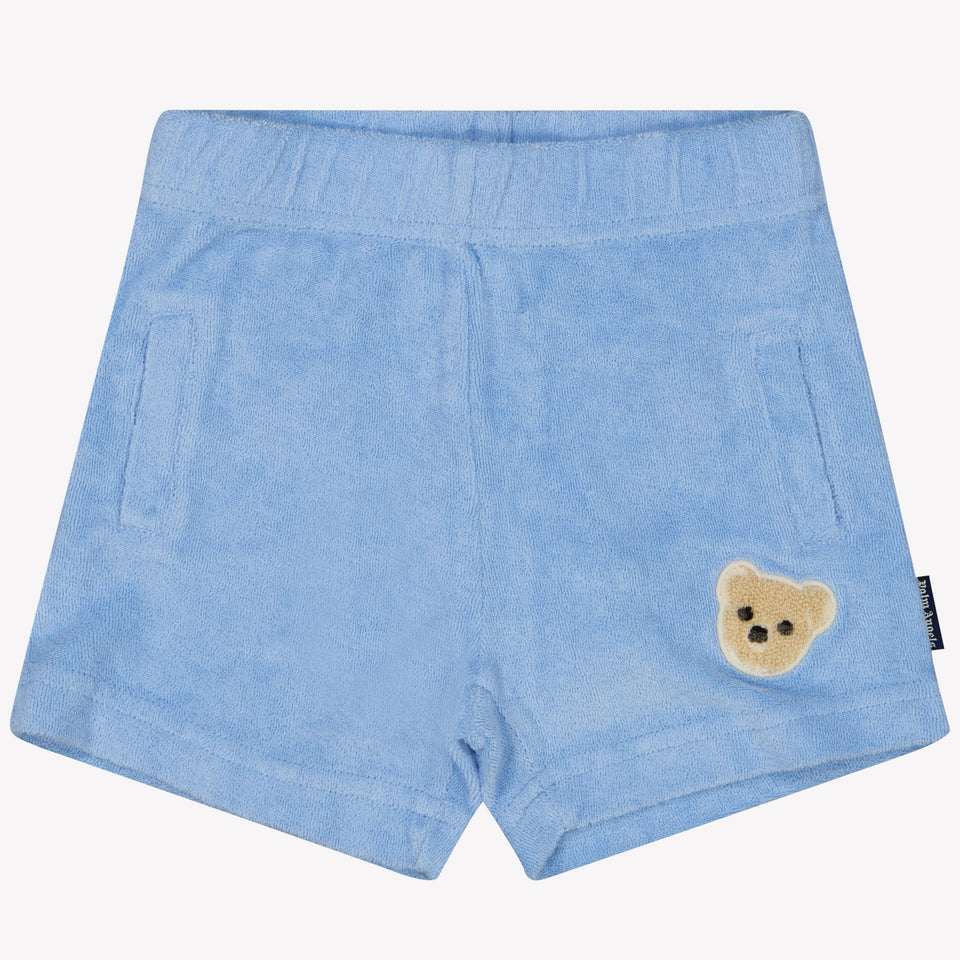 Palm Angels Baby Jongens Broek In Licht Blauw