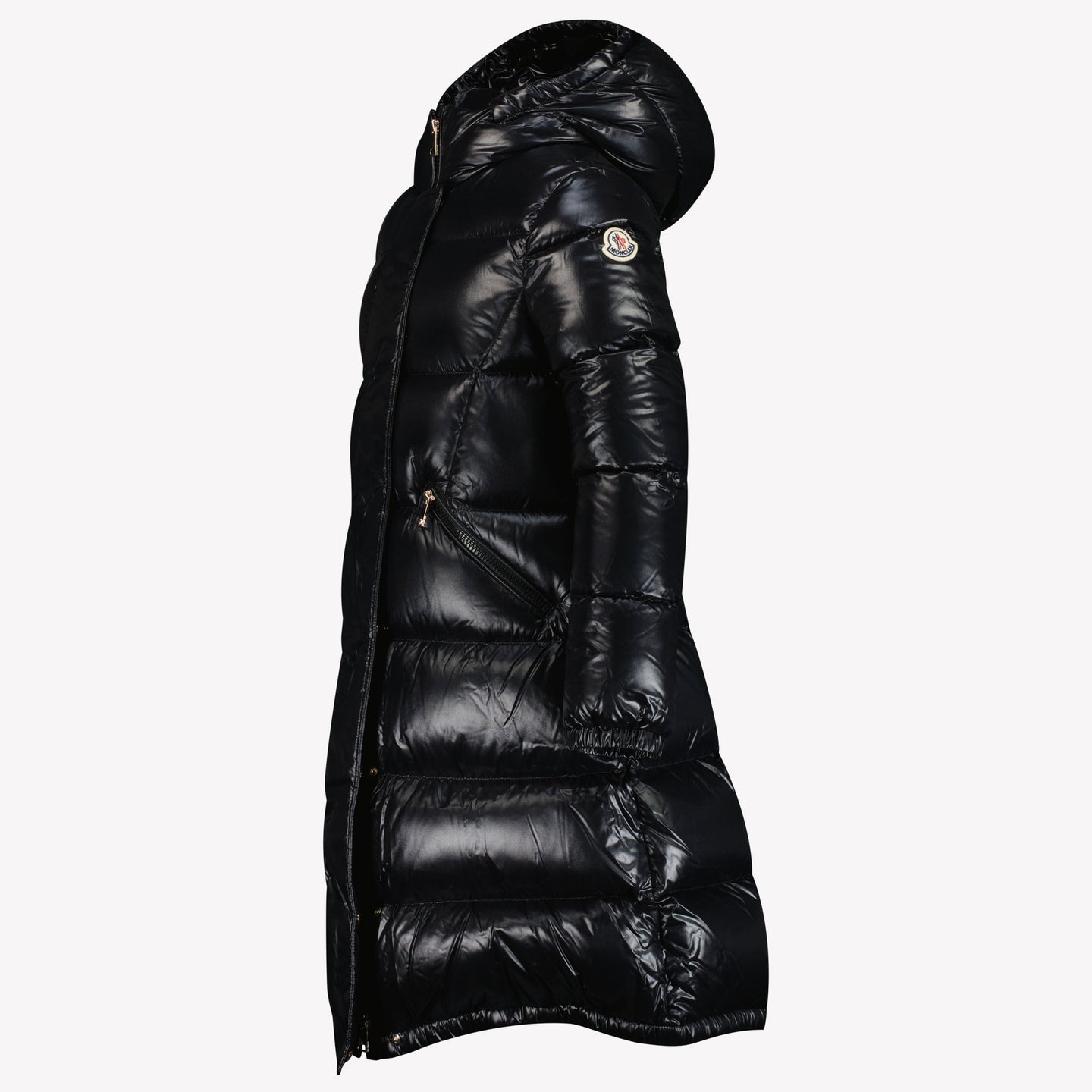 Moncler Bellevue Meisjes Winterjas Zwart