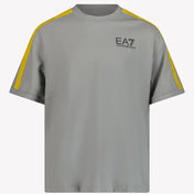 EA7 Kinder Jongens T-shirt Licht Grijs
